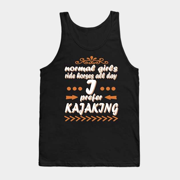 Kayak canoe sport padel rafting white water sport Tank Top by FindYourFavouriteDesign